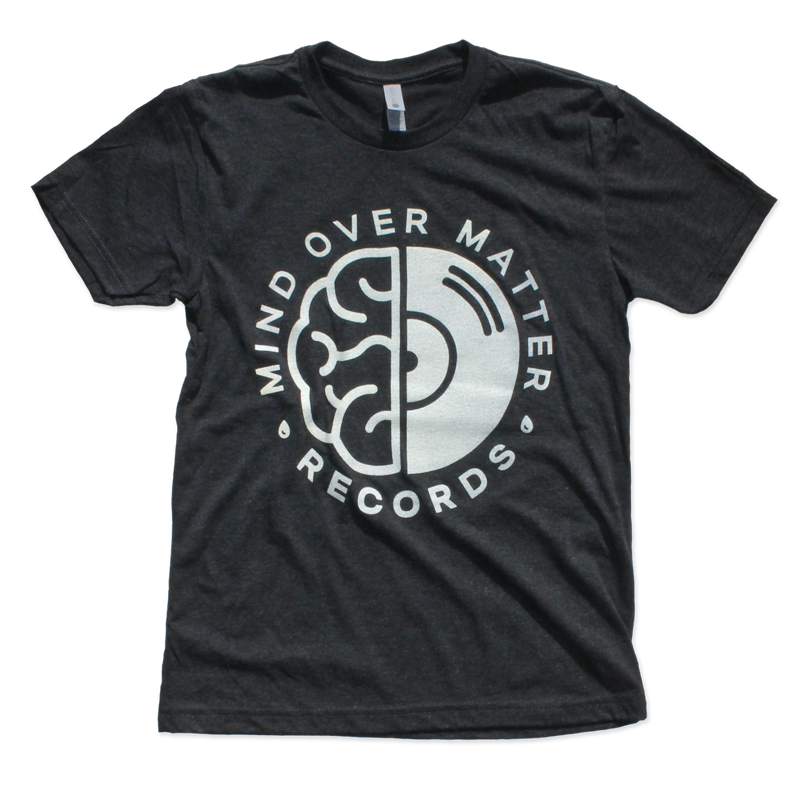 Mind Over Matter Records "Brain Logo" Heather Tee