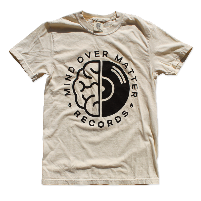Mind Over Matter Records "Brain Logo" Tan Tee