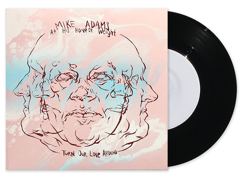Mike Adams At His Honest Weight "Turn Our Love Around b/w Stay, Too" 7" Test Press