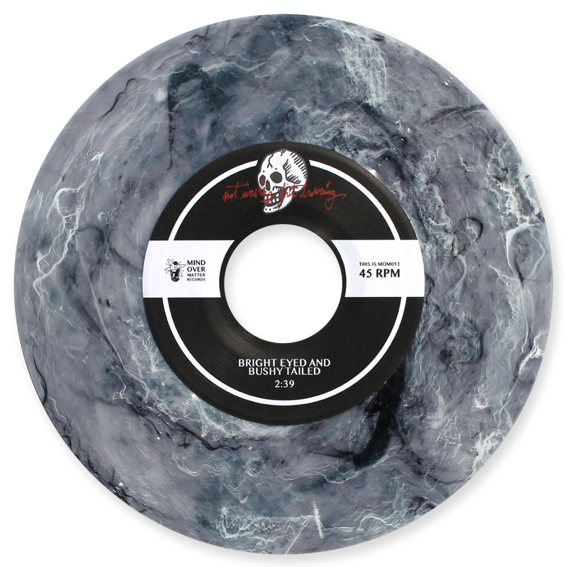 Not Waving But Drowning "Bright Eyed And Bushy Tailed b/w A Secret And A Truth" 7"